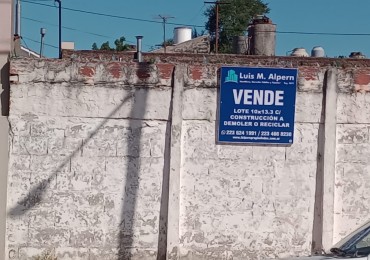 Lote C/ Construccion a reciclar o demoler/ Barrio Cerrito Sur